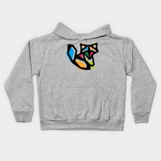 Rainbow Anigami Fox Kids Hoodie